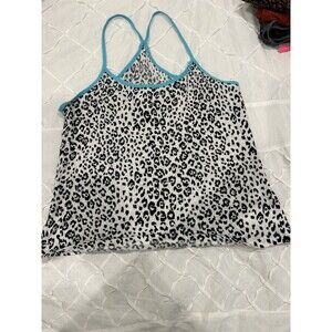 Joe Boxer Print Lounge Racer Back Tank Top Size S